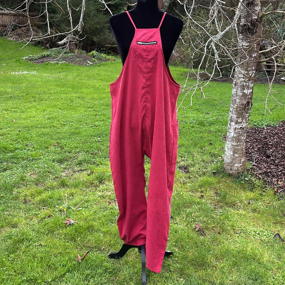 Stylish Red Jumpsuit
